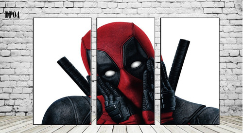 Cuadros Deadpool Marvel 75x45 Cm Ideal Habitacion A1  