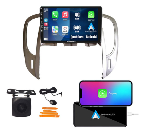 Radio Estéreo Android Para Buick Lacrosse 2009-2012 4+64g