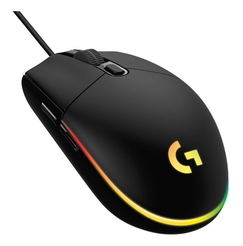 Mouse Gamer Logitech G203 Lighsync Rgb 6 Botones Ghub