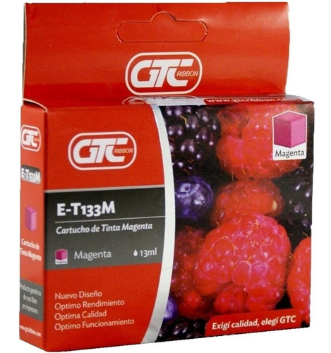 Cartucho Alternativo T133 Magenta Gtc P/tx125/tx135/t22...