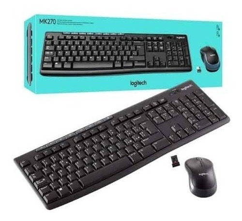 Kit Teclado Mouse Inalambrico Logitech Mk270 920-004432 /v