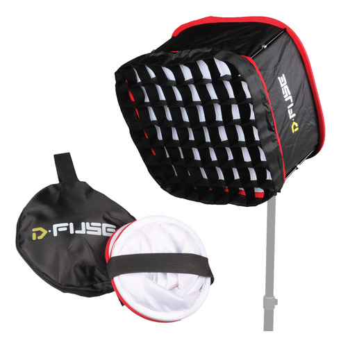 Combo D-fuse: Panel De Luz Led Grande Softbox Y Rejilla...