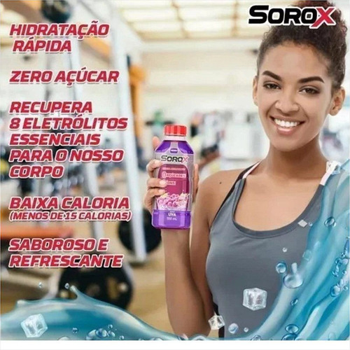 Sorox Uva 550ml Isotonico 8 Íons