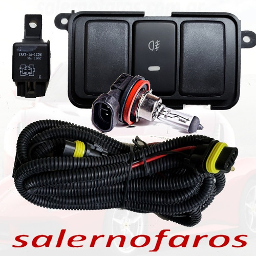 Imagen 2 de 6 de Kit Faros Auxiliares Honda Civic 2012/2015 Con Lámparas H11