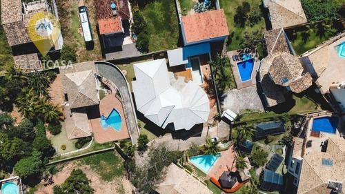 Imagem 3 de 24 de Casa No Condomínio Aldeia Da Praia Em Guarapari 4 Suítes - Ca0334