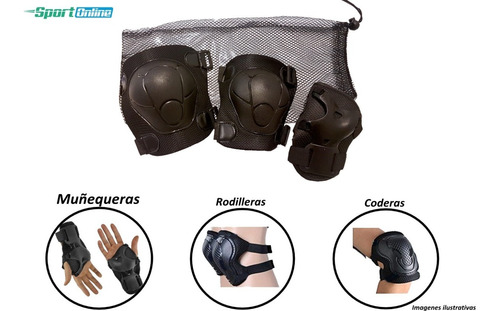 Rollers Profesionales Combo + Protecciones + Mochila