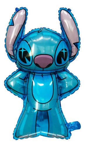 Globos Metalizado Feliz Cumpleaños Helio Stitch Ojon