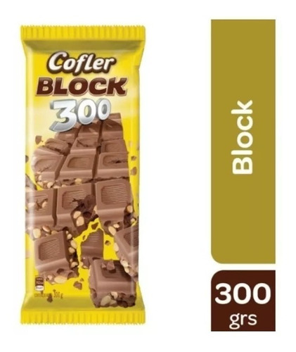 Chocolate Cofler Block X 300 Gr  Sobre Ruedas Juguetes