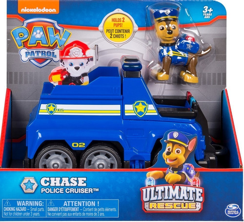 Paw Patrol Ultimate Rescue - Vehículo Police Cruiser C/chase