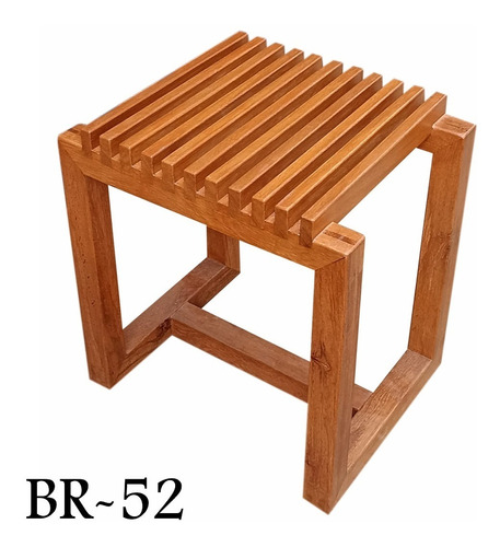 Banco ,madera Huayruro ,modelo Br 52