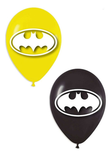 Globos Bombas Estampados X20u Batman