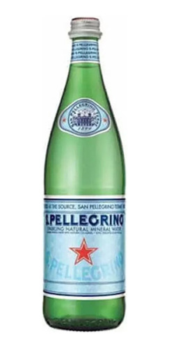 Agua Botella Plastico San Pellegrino Gasificada X750 Italia