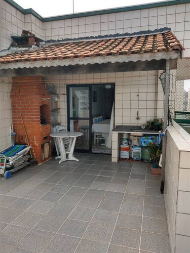 Imagem 10 de 30 de Linda Cobertura Com Dois Dormitórios, No Bairro Ocian, A 200 Metros Da Praia. - Nff25