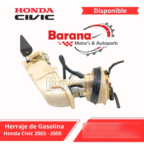 Herraje De Gasolina Honda Civic 2003-2005
