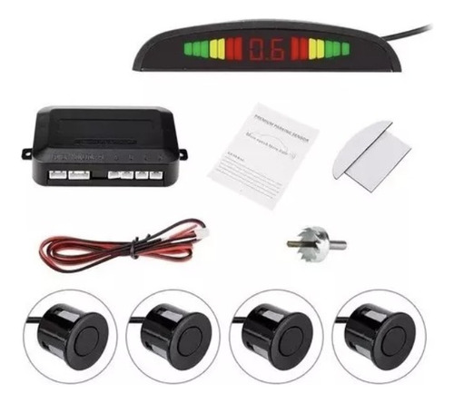 Sensor De Estacionamiento Ultrasónico Display Sonido W-a43