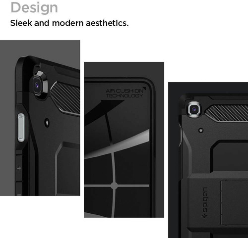 Imagen 2 de 6 de Funda Spigen Tough Armor Para Galaxy Tab S5e Negro