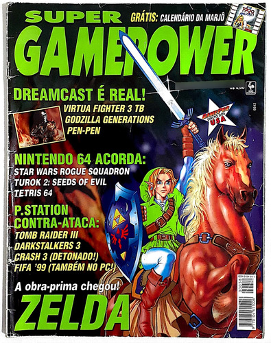 Revista Super Game Power Zelda N58.