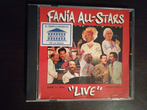 Fania All Stars Cd  Live  June 11 1994 Puerto Rico  Recorded