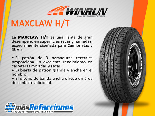 2 Llantas Winrun Maxclaw H/t 215/70 R16