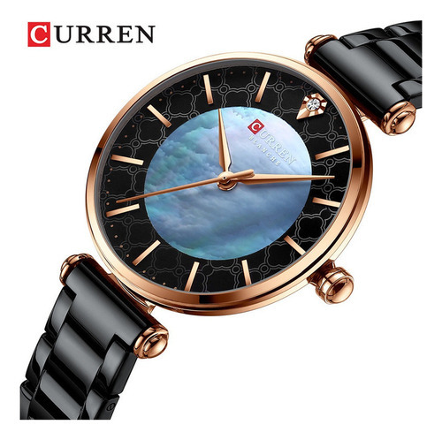 Relojes De Acero Inoxidable Impermeables Curren Para Mujer