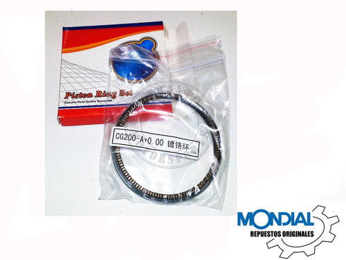 Juego De Aros Std Cuatriciclo Mondial Fd 200 S Original