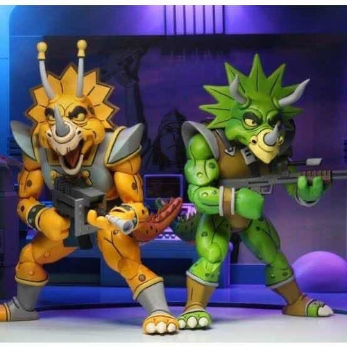 Zarax Y Zork Tmnt Cartoon Neca 2 Pack (Usado)