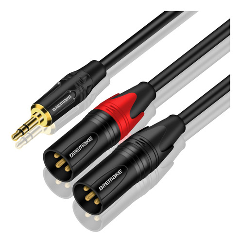 Dremake Trs - Cable De Conexion De Audio Macho De 0.138 in A