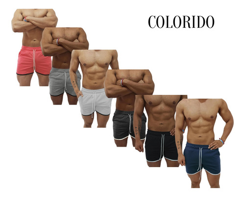 Short Redondo Hombre Slim Algodón Corto