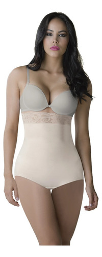 Faja Completa Strapless Con Silicona Y Encaje /powernet
