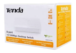 Switch De 8 Puertos Tenda S108 10/100 Mbps