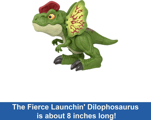 Mattel Jurassic World Dilofosaurio Con Disparador Y Sonido