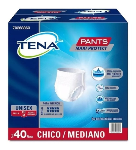 Tena Pants Pañal  Ropa Interior Desechable Adulto Mediano A1