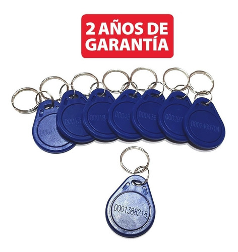 X100 Llavero Proximidad Tag Rfid 125k Control Acceso Horario