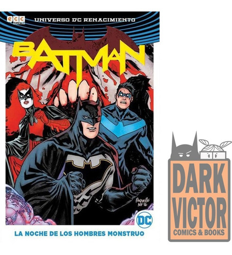 Batman: La Noche De Los Hombres Monstruo - Ovni | MercadoLibre