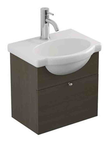 Vanitory Colgante Ferrum Venecia Mueble 48cm Baño Wengue