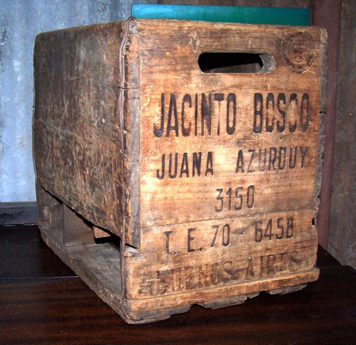 Cajon De Soda Soderia Antigua Jacinto Bosco