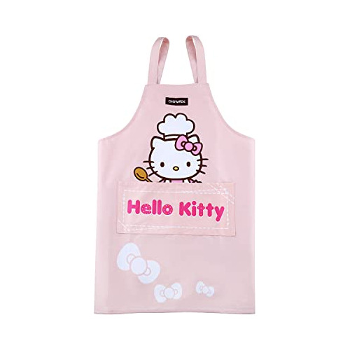 Delantal De Hello Kitty 100% Algodón Caja De Regalo, V...