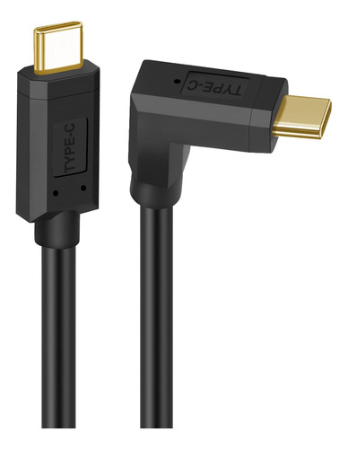 Cable Usb C 90 Grado 2 Pie Carga Rapida Tipo Angulo Arriba M