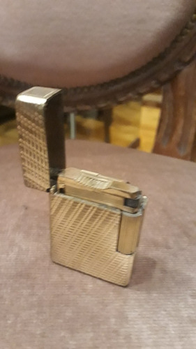 Encendedor Dupont Laminado En Oro (Usado)