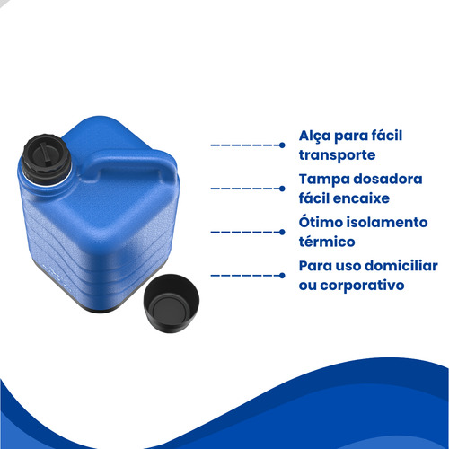 Garrafão Térmico 5 Litros - Azul