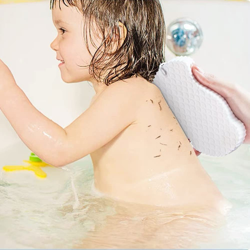 Esponja De Baño Exfoliante De 4 Colores, Cepillo De Ducha Su