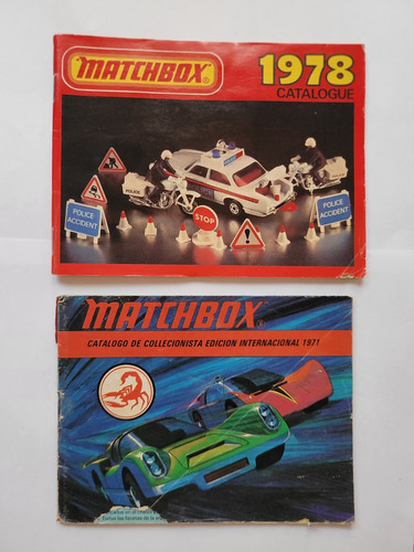 Matchbox Lesney. Catálogos 1971 Y 1978