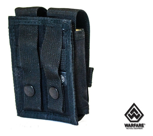 Porta Carregador Warfare 2 X Pistola - Preto