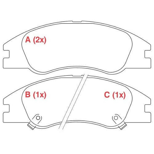 Pastilha De Freio - Cerato 06/ - Pw725 - Willtec