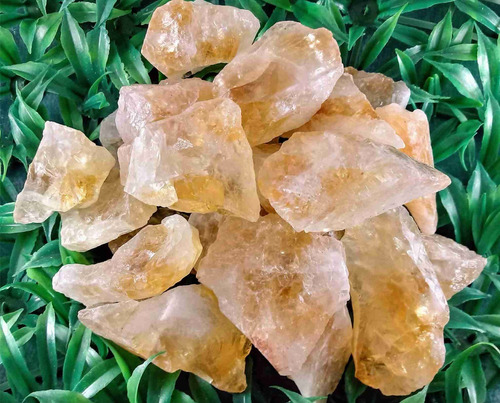 Citrino Pedra Natural Bruta 100g Prosperidade Vitalidade