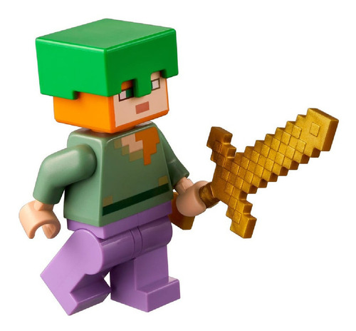 Set de construcción Lego Minecraft The coral reef 92 piezas en caja