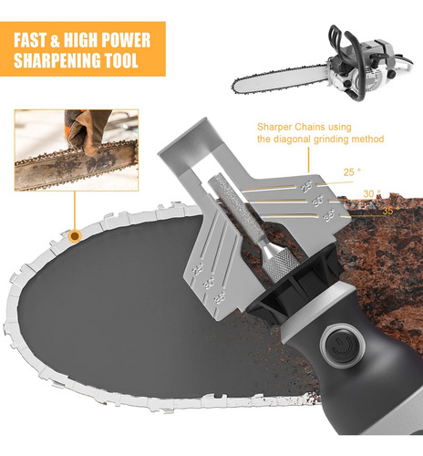 Afilador De Motosierra Inalámbrico, Motosierra Eléctrica De