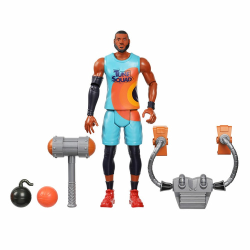 Imagen 4 de 10 de Juguete Figura Deluxe Warner Bros Space Jam 2 Lebron James