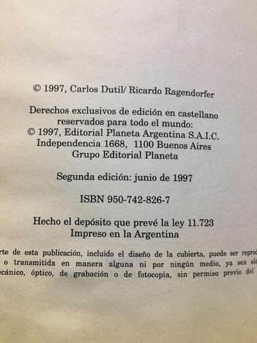 La Bonaerense Historia Criminal De La Policia Dutil Ragendor (Usado)