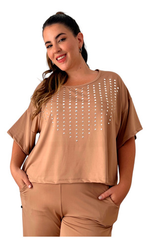 Remera Seda Fria Mujer Talles Grandes.